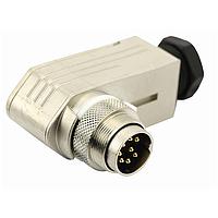 Amphenol Tuchel C091 31K105 101 2 Connectors MALE 5CONTACT SILVER 6-8MM CABLE DIA