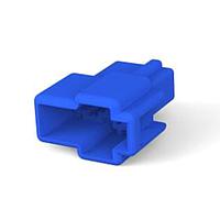 AMP Connectors - TE Connectivity 172129-5 Tab Housing 250 HSG LANCE 2P CAP BLUE