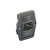 Bulgin BVB01/Z0000/11 IEC Fused Inlets FUSED INLET DP SW RED PWR MODULE