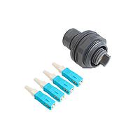 Bulgin PXEB5413B002 Multimode 4 Channel Jam Nut to SC Connector Cable Assembly