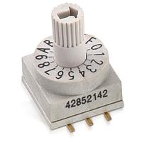 Wurth Elektronik 428521420910 Rotary Switches WS-ROSV IP67 10Pos 2.54mm Lt Grey