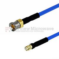 Fairview FMC2233085 SMP Female to Smooth Bore SMP Male Bulkhead Cable FM-F086 Coax