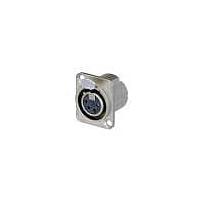 NEUTRIK NC4FD-LX Receptacles Recpt DLX 4 pin F solder nickel/silver