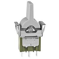 NKK Switches M2013TJW01-GH Paddle Switches ON-OFF-ON SNP-IN .45 GRAY PADDLE SLDR 6A