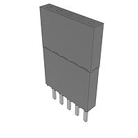Samtec ESW-105-44-L-S-LL Stackthrough .100" Elevated Socket Strip