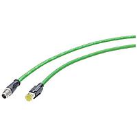 SIEMENS 6XV18785TN30 Plug-In Cable IE TP Cord M12-180/RJ45-180 (4x2. 30 m)