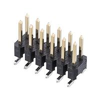 Harwin M20-8750642 Pin Strip 2.54mm 6+6 DIL SMT P/HDR W/PEGS