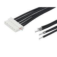 Molex 226431-1064 Discrete Wire Assembly Mini-SPOX-to-Pigtail (OTS) Cable ASSY 2.50mm Pitch SR 600mm LEN Tin, 6 Ckt