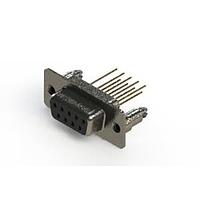 EDAC 628-M09-223-BT5 D-Sub Connectors - Standard Density Vertical Machined D-Sub Connector