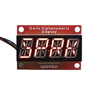 SparkFun COM-16916 Development Kits SparkFun Qwiic Alphanumeric Display - Red