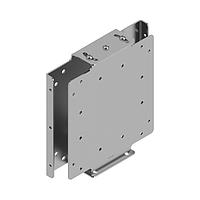 Banner Engineering SMBQ240SS1 Sensor Hardware Bracket: with Flush Mount Frame; One Axis +/- 20 Degree Adjustment; 12 Gauge Stainless Steel; Used with Q240