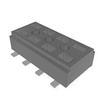 Samtec CLT-104-02-F-D-BE Sockets Low Profile Dual-Wipe Socket, 2.00 mm Pitch