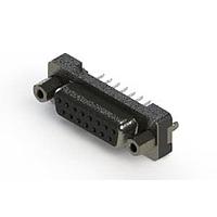 EDAC 628-015-624-217 D-Sub Connectors - Standard Density Vertical Plastic Body D-Sub Connector
