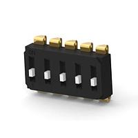 P&B 1-2319847-5 DIP Switches END STACK DIP 5P J RAISED TUBE
