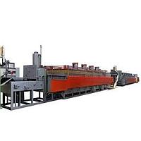 Wondery RCWQ6-60*500 Natural Gas Mesh Belt Conveyor Tempering Furnace for Spring Parts (11kW; 600*5000*120mm)