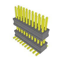 Samtec FW-10-05-G-D-315-163-A Connectors Flexible Micro Board Stacking Header, 0.050" Pitch