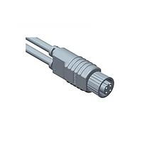 Amphenol LTW SD-040000-F00-YSB03 RF Adapters - Tee Circular Metric Connector, Y Cable, Metal, D Coding, 4A, 04 pins, Female Connector, Female Contact, Screw Thread, Length 3000 mm, IP68 Mated