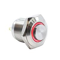 E-Switch PV6H240SS-311 Anti-Vandal 0-2A 48VDC Off (On) 16mm Stnlss High