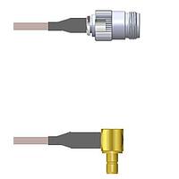 Amphenol Custom Cable Q-2003I0005120i RF Cable Assemblies N-SJ/SMB-RJ G316 120I