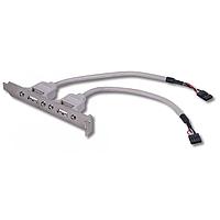 IEI Technology CB-USB02-RS USB 2.0 Dual ports USB cable with bracket
