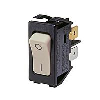 Bulgin C1250APBB-086W Standard Rocker Switch DPST Rocker Switch with Legend