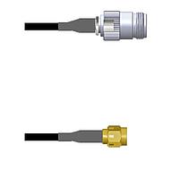 Amphenol Custom Cable Q-2003B0003009i RF Cable Assemblies N-SJ/SMA-SP G174 9I