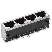 Wurth Elektronik 615032137821 Modular WR-MJ MOD JK 8P8C Horiz Shield 4 ports