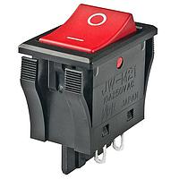 NKK Switches JWM21RC1A/UCV Rocker Switches DPST TV5 RATED RED CAP HORZ MARK
