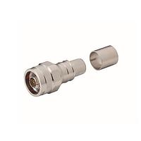Amphenol Times Microwave Systems EZ-500-NMH-X Connectors N-Male (plug) crimp connector (non-solder pin) Hex/knurl nut, no braid trim