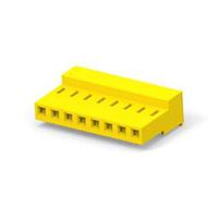 AMP Connectors - TE Connectivity 3-640432-8 Receptacle Assembly 8P CONN ASSY 20 AWG YEL