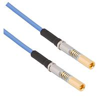Amphenol SV Microwave S16DSMPS-047-S16DSMPS-120 RF Cable Assemblies SMPS (Size 16)to SMPS (Size 16) 12"Cable