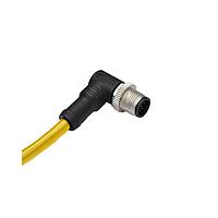 Amphenol LTW M12A-06BMMM-SR8A04 Sensor Cables / Actuator Cables M12 Circular Metric Connector, A Code, Metal, 2A, 06 pins, Male Connector, Male Contact, Right Angle, Screw Thread, Overmolded, Length 4000mm, IP68 / IP69K