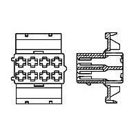 AMP Connectors - TE Connectivity 881647-1 Housings 8 WAY JR TIMER HSG