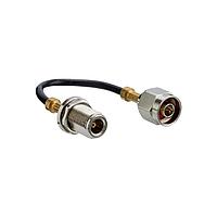 Amphenol LTW RF5B-HFFCL8-53A1001 Receptacle RF, SMA Type, Metal, Female Connector, Female Contact, Circular, Screw Thread, Crimp, Receptacle, Front Fasten, IP68