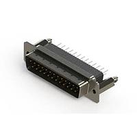 EDAC 627-025-641-076 D-Sub Connectors - Standard Density Vertical Metal Body D-Sub Connector