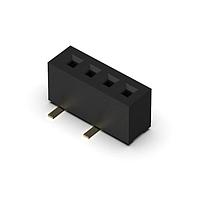 GCT (Global Connector Technology) BC070-04-A-1-L-C Sockets 4w, 1.0mm Pitch Socket, SIL, SMT, Vertical, D/Ent, B1,GF, Tape+Reel+Film