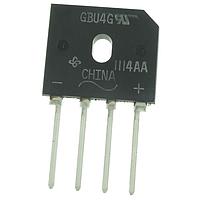 Vishay General Semiconductor GBU4G-E3/45 Single Phase Bridge 400 Volt 4.0 Amp Glass Passivated