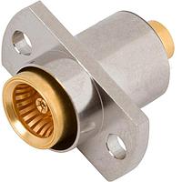 Amphenol SV Microwave SF1732-6004 Cable Connectors BMA F Flang Mnt Conn 2Hole for .141 Cabl