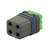 Eaton Souriau-Sunbank 8MQ2M0412BAES Modular Connectors - Push Pull MQuick module, sealed, without contact, delivered with cap