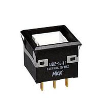 NKK Switches UB215KKG016B Pushbutton Switches LOW PROFILE PSHBTTN ILLMNTD/PC AND SLDR