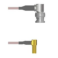 Amphenol Custom Cable Q-0F02S000H048i RF Cable Assemblies BNC-RP/SMA-RJB G142 48I