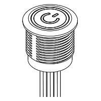 P&B AVC19MS16FE0DT5A04 Anti-Vandal AVC19M Flat S16 RGB R 500mm/1x6