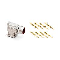 Amphenol SINE Systems MB7RJN0802-KIT Right Angle, Rotatable 8 Pos male pins Large flange