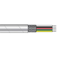 Alpha Wire 2827/3 WH005 Multi-Conductor Cables 20 AWG 3 Conductor high-low temperature cables, Shielded, 100 ft  - White