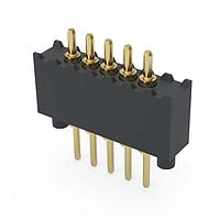 Mill-Max 854-22-005-10-041101 Spring Loaded Header .050" Pitch Spring-Loaded Connector w/ Flat Tip Plunger; TH; Single