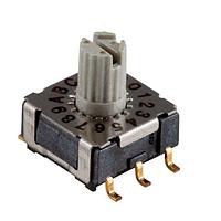 Same Sky (formerly CUI Devices) RDS-16S-74385-SMT-TR DIP Switches Rotary DIP Switch, 7.4 x 7.4 x 3.85 mm, 16 pos, SMT,TR