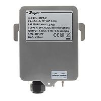 Dwyer IDPT-26U-IN Industrial Differential Pressure Transmitter, Water-Resistant, ± 0.25% Accuracy (Differential, 5 inH₂O, Barbed Fitting, 3/16 in, IP11, NEMA Type 2)