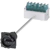 SIEMENS 3LD21134VP51 Rotary DISC SW 25A DOOR ROT HDL 4HOLE BLK 6P AX