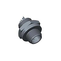 Amphenol LTW 1AD-02RMMS-SC7001 Standard Circular Connector Ceres, Mini Size, Plastic, 5A, 02 pins, Male Connector, Male Contact, Circular, Screw Thread, Solder, Receptacle, IP67