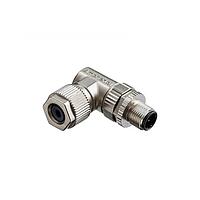 Amphenol LTW MSBS-05BMMB-SR7001 Circular Metric Connectors M12 Circular Metric Connector, B Code, Metal, 4A, 05 pins, Male Connector, Male Contact, Right Angle, Screw Thread, Screw-in, Field Installable, F4.0 - F8.0mm, IP67 Mated